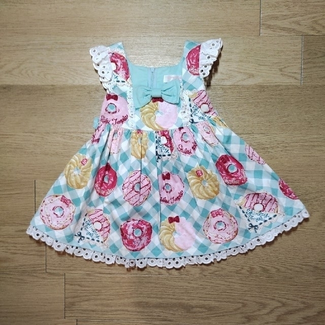 Shirley Temple(シャーリーテンプル)のShirley Temple　ドーナツ　ジャンパースカート キッズ/ベビー/マタニティのキッズ服女の子用(90cm~)(ワンピース)の商品写真