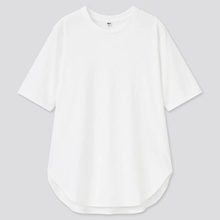 ユニクロ(UNIQLO)のUNIQLOラウンドヘムロングTシャツSベースレンジrokuザラtodayful(Tシャツ(半袖/袖なし))