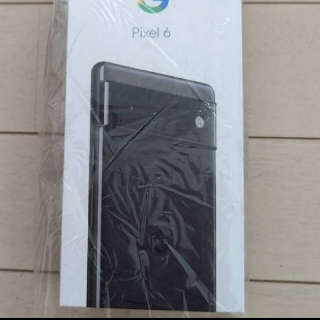 Google Pixel(グーグルピクセル)のGoogle Pixel 6 Stormy Black 128GB 新品未開封 スマホ/家電/カメラのスマートフォン/携帯電話(スマートフォン本体)の商品写真