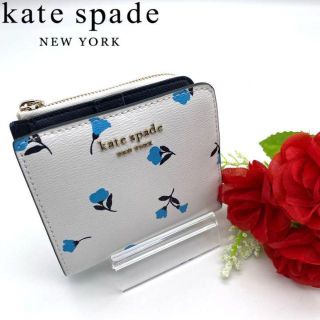 ケイトスペードニューヨーク(kate spade new york)の【Kate spade】ケイトスペード　スペンサー　ミニウォレット　花柄(財布)