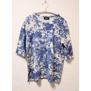 ズッカ(ZUCCa)の【美品】zucca ウォールペーパープリント カットソートップス(Tシャツ(半袖/袖なし))