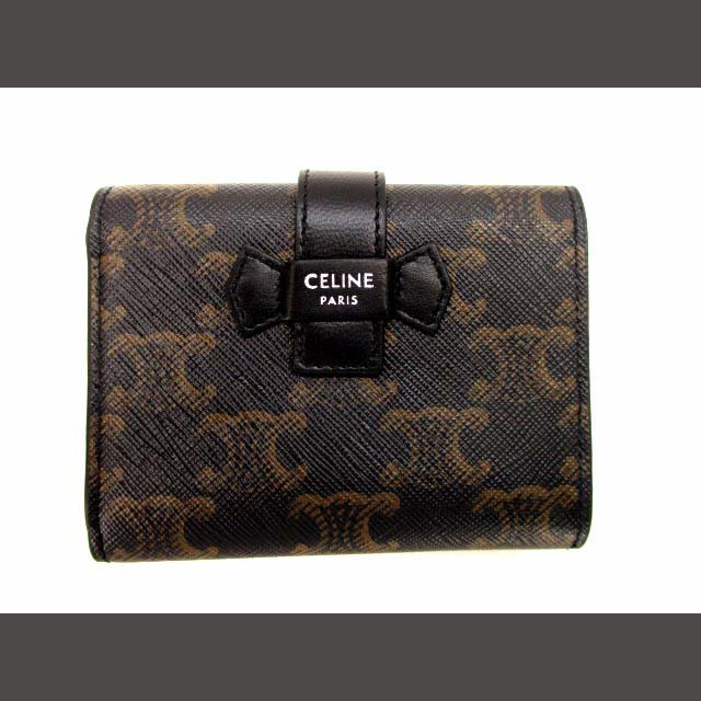 セリーヌ CELINE 三つ折り財布 コンパクト 10H482DB7 38SI