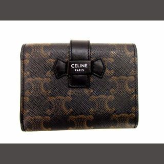 セリーヌ(celine)のセリーヌ CELINE 三つ折り財布 コンパクト 10H482DB7 38SI(長財布)