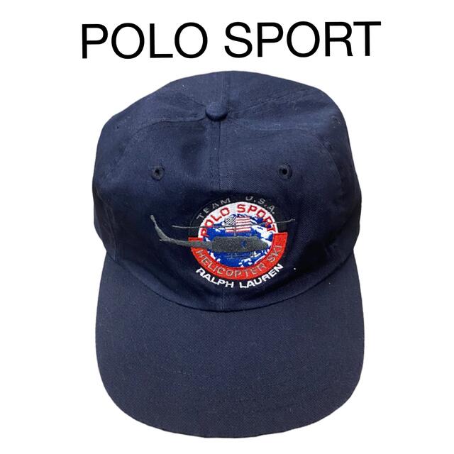 激レア　90s POLO SPORT アジャスターキャップ　当時物　ダンス