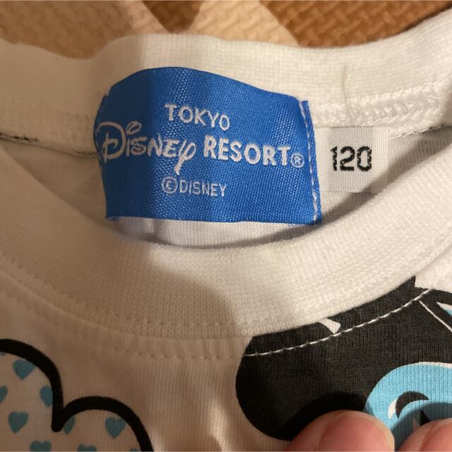 Disney(ディズニー)の120 ミッキー  ディズニー Tシャツ　ディズニーランド　インパ キッズ/ベビー/マタニティのキッズ服男の子用(90cm~)(Tシャツ/カットソー)の商品写真