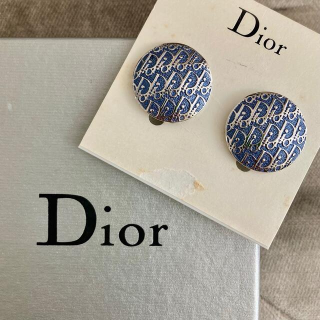 クリスチャンディオール 💙 ヴィンテージ トロッター 大ぶり