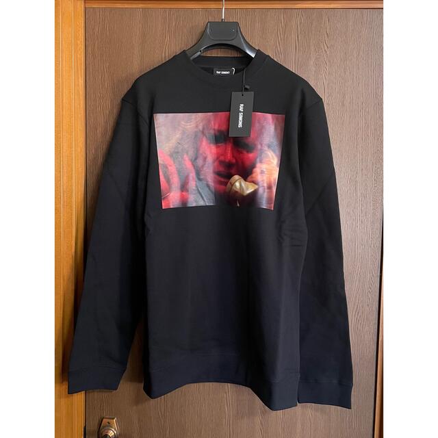 RAF SIMONS(ラフシモンズ)の黒L新品 RAF SIMONS フォトプリント スウェット シャツ ラフシモンズ メンズのトップス(スウェット)の商品写真