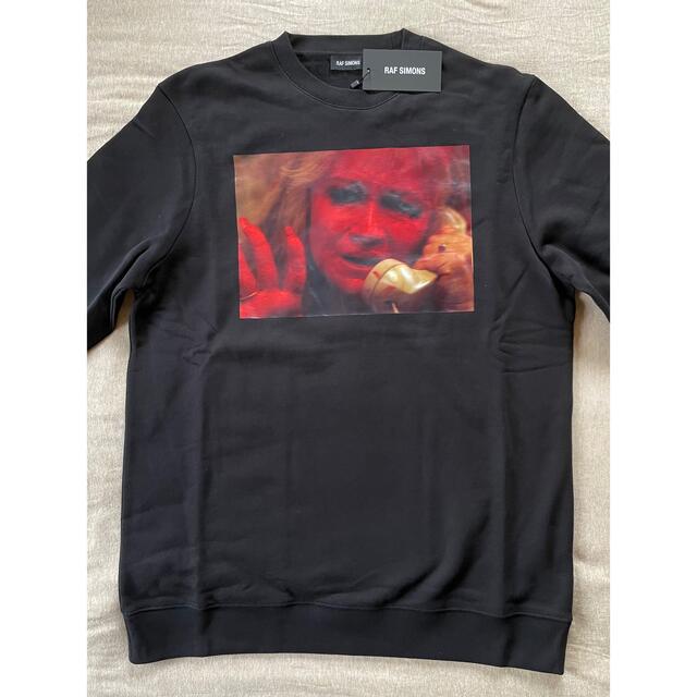 黒L新品 RAF SIMONS フォトプリント スウェット シャツ ラフシモンズ 黒L新品 RAF SIMONS フォトプリント スウェット シャツ ラフシモンズ
