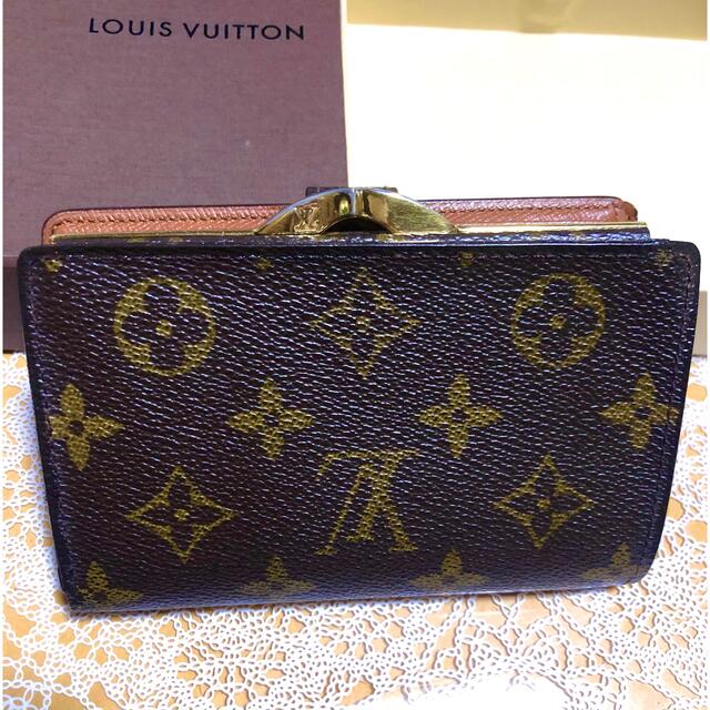 LOUIS VUITTON(ルイヴィトン)の①美品 正規品 ルイヴィトン モノグラム がま口折り財布 ポルトモネ レディースのファッション小物(財布)の商品写真