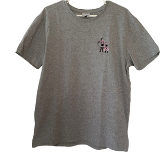 ケースリー(k3)のカルネボレンテ/  プリント刺繍Tシャツ グレー M(Tシャツ(半袖/袖なし))