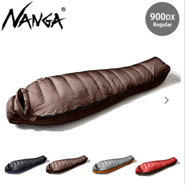 NANGA(ナンガ)のナンガシュラフ　オーロラライト　900DX レッド スポーツ/アウトドアのアウトドア(寝袋/寝具)の商品写真