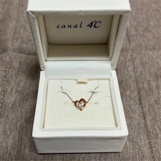 カナルヨンドシー(canal４℃)のcanal4°c ピンクゴールド　ダイヤモンド　ネックレス(ネックレス)