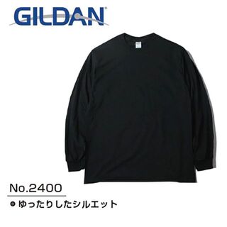 ギルタン(GILDAN)のギルダン GILDAN 2400 6.0oz ロンT ブラック XL(Tシャツ/カットソー(七分/長袖))