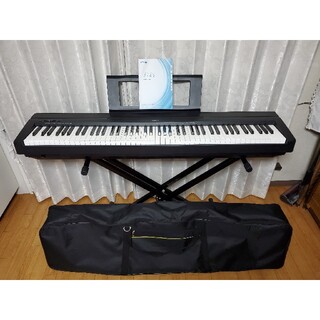 ヤマハ(ヤマハ)のヤマハ P-45 電子ピアノ Pシリーズ 88鍵盤 ブラック 2018年製(電子ピアノ)