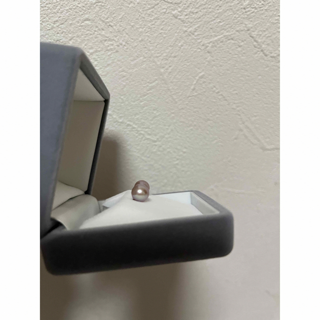  淡水真珠ピアス 約6.5mm チタン レディースのアクセサリー(ピアス)の商品写真