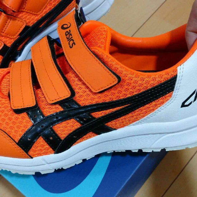 asics(アシックス)のアシックス 安全靴　ウィンジョブ　CP202  オレンジ　25.5 メンズの靴/シューズ(その他)の商品写真