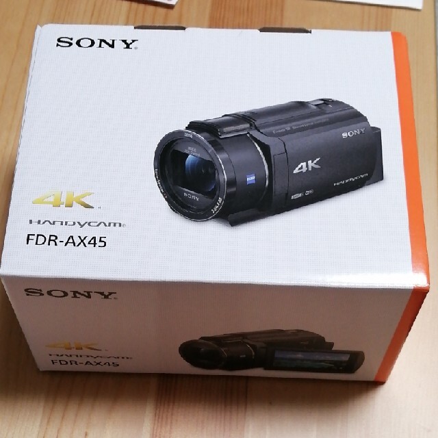 SONY(ソニー)の【新品未使用】FDR-AX45　ブラック スマホ/家電/カメラのカメラ(ビデオカメラ)の商品写真