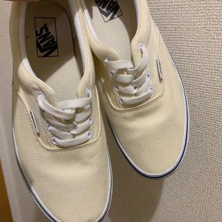 ヴァンズ(VANS)のvans 白スニーカー25㌢(スニーカー)