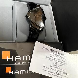 ハミルトン(Hamilton)の新作！ HAMILTON ベンチュラ H244010 オールブラック 黒 腕時計(腕時計(アナログ))