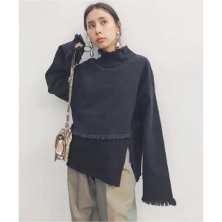 アメリヴィンテージ(Ameri VINTAGE)のアメリヴィンテージ  DENIM SWEAT DOCKING TOP(トレーナー/スウェット)