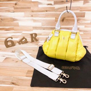 オシャレ ムータ バロム8 ミニバッグ ゴルフ 2way カートバッグ 黄 elc