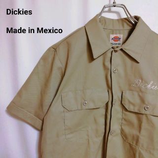 ディッキーズ(Dickies)の古着　ディッキーズ　ワークシャツ　半袖(シャツ/ブラウス(半袖/袖なし))