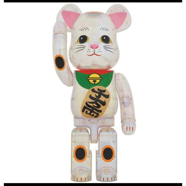 BE@RBRICK 招き猫 透明メッキ 1000％おもちゃ