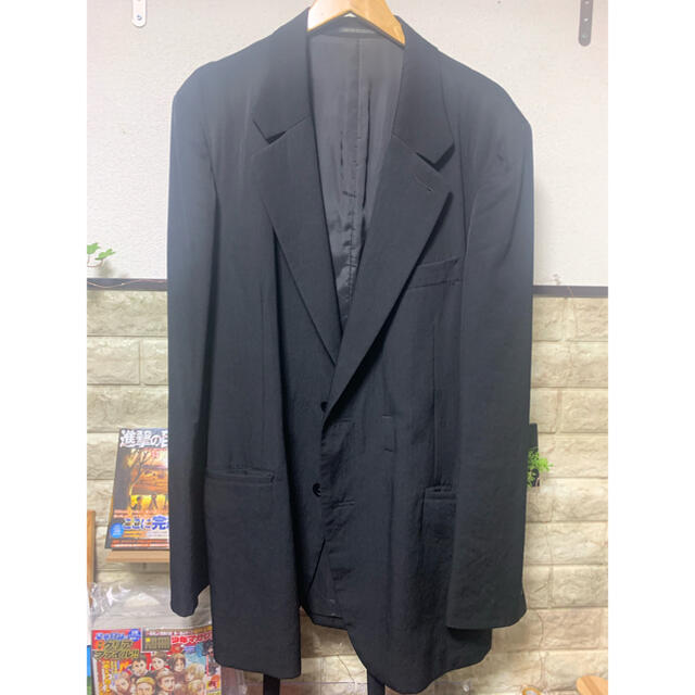 Yohji Yamamoto - yohjiyamamoto  pourhomme 内ベルトジャケット