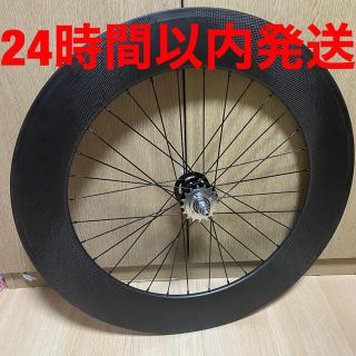 シマノ(SHIMANO)のピスト カーボン ディープ リム ホイール リア用 リム幅88mm クリンチャー(パーツ)