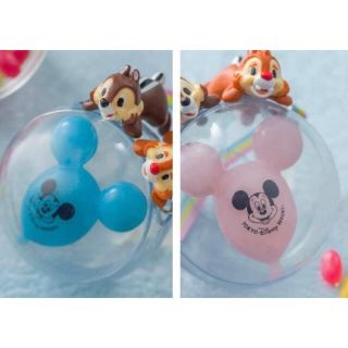 ディズニーミニスナックケースチップ＆デールバルーン2個(キャラクターグッズ)