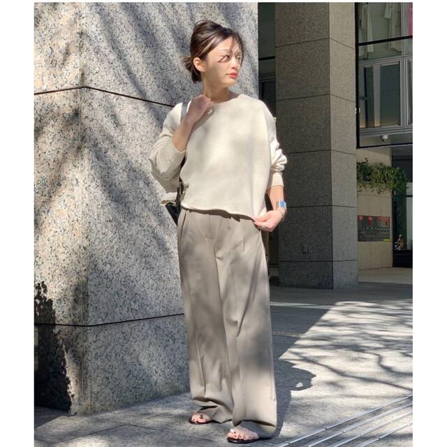 コットンリネンボリュームスリーブスウェット