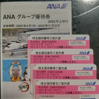 ANA株主優待券 4枚 [2022/06/01-2023/05/31](その他)