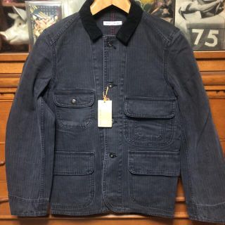 Steven Alan モールスキン カバーオール ブラック XL