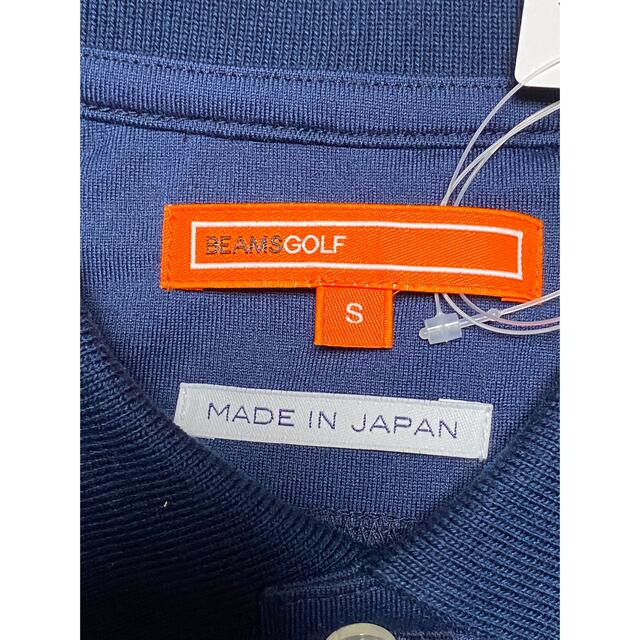 正規品・新品ビームスゴルフポロシャツ半袖ストレッチDry日本製　SMネイビー 4