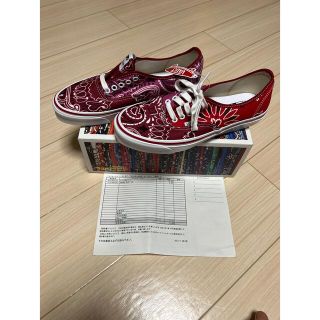 ベドウィンアンドザハートブレイカーズ(BEDWIN & THE HEARTBREAKERS)のVANS　BEDWIN OG AUTHENTIC LX BANDANA(スニーカー)