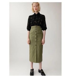 マウジー(moussy)の moussy コルセットベルトロングスカート (ロングスカート)