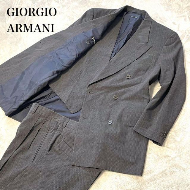 フラワーB ブルーグレイ ジョルジオアルマーニジャケット❗️正規品