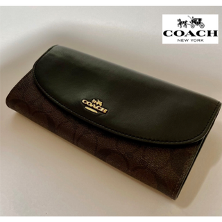 コーチ(COACH)の【匿名配送】コーチ 長財布 シグネチャー(財布)