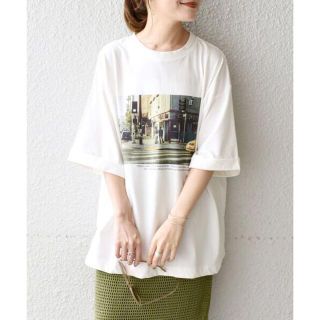 シップス(SHIPS)のSHIPS +81BRANCA フォトビッグtee 美品 ハチイチブランカ(Tシャツ(半袖/袖なし))