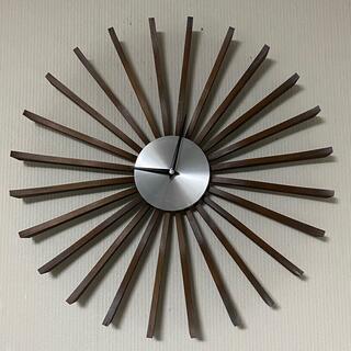 ハーマンミラー(Herman Miller)のジョージネルソン フラッタークロック 掛け時計(掛時計/柱時計)