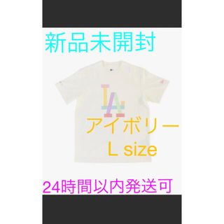 ニューエラー(NEW ERA)の【アイボリー：Ｌ】NEW ERA BTS x MLB Dynamite Tシャツ(Tシャツ/カットソー(半袖/袖なし))