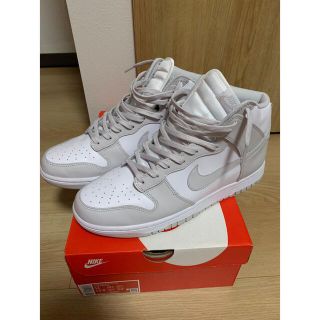 ナイキ(NIKE)のnike dunk hi retro vast grey 29cm 極美品(スニーカー)