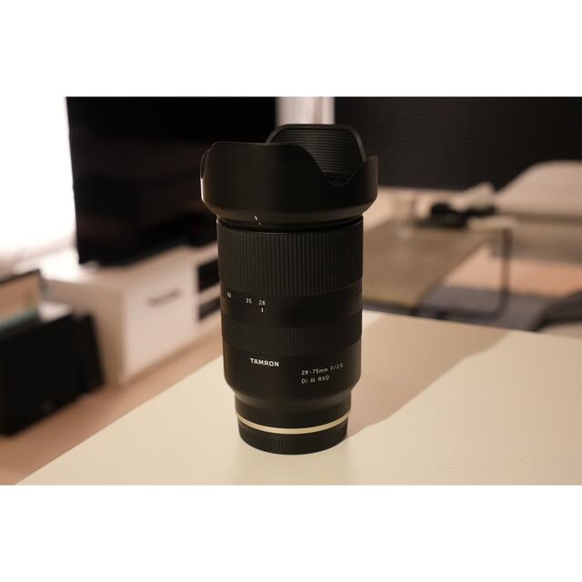 TAMRON(タムロン)の【さくら様専用】タムロン28-75mm F/2.8 Di III RXD ソニー スマホ/家電/カメラのカメラ(レンズ(ズーム))の商品写真