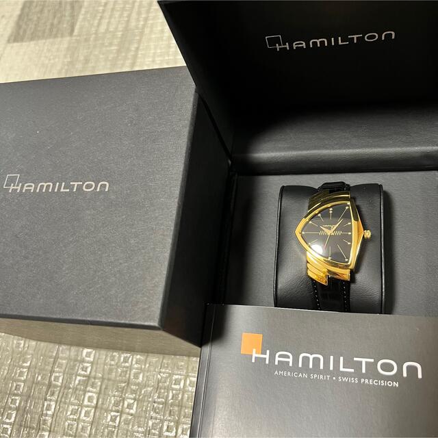 Hamilton - 高級品！ HAMILTON ベンチュラ H243010 エルビスプレスリー 黒金