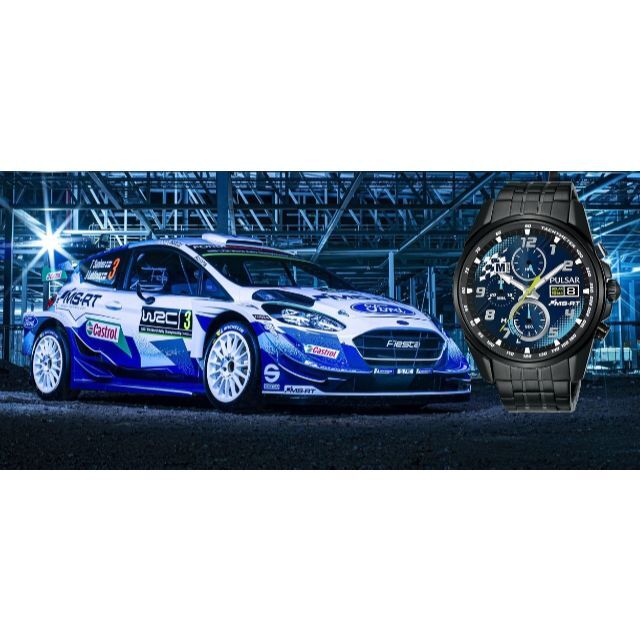 やかなブル PULSAR - SEIKO PULSAR PZ6037X2 WRC セイコー パルサー 腕時計の通販 by Buffalo86's shop｜パルサーならラクマ してデザイ