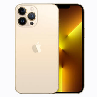 アイフォーン(iPhone)のApple iPhone 13 Pro MAX 128GB ゴールド 本体(スマートフォン本体)