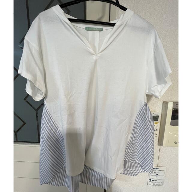 qualite(カリテ)のカリテ　トップス レディースのトップス(Tシャツ(半袖/袖なし))の商品写真