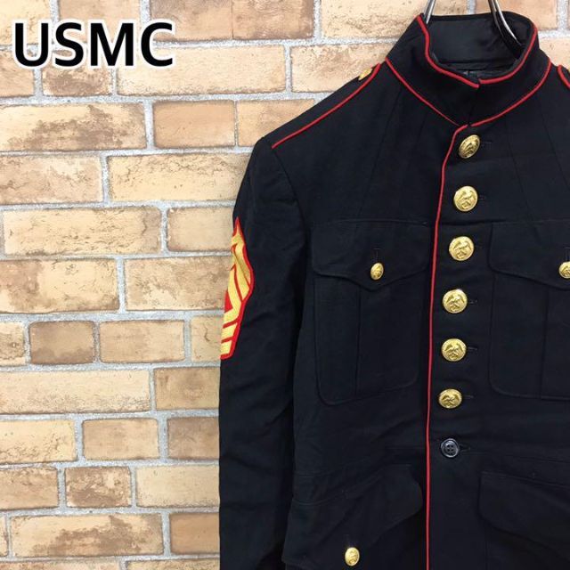米軍実物　USMC 海兵隊　ブルードレスジャケット　＆　ブルードレスパンツ