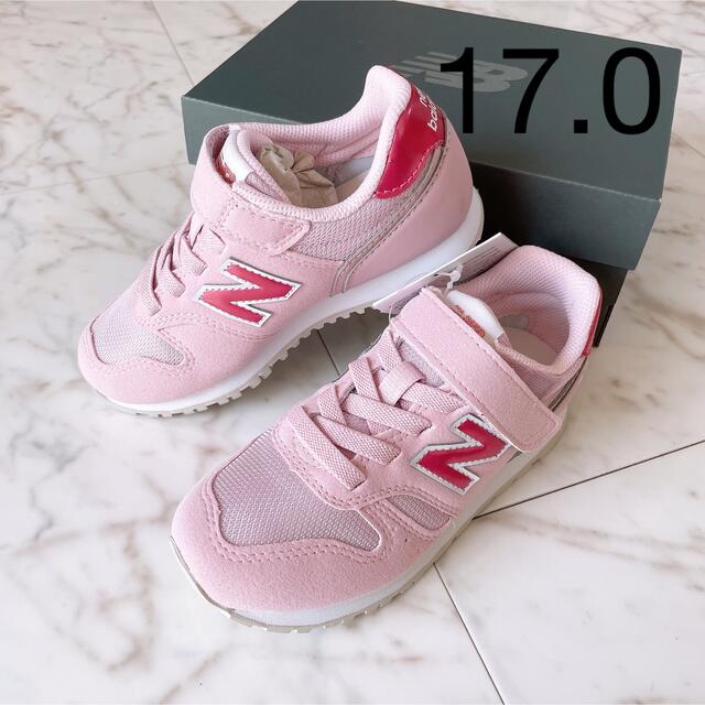 New Balance(ニューバランス)の17.0 新品　ニューバランス　スニーカー　373 ローズ　キッズ　ピンク キッズ/ベビー/マタニティのキッズ靴/シューズ(15cm~)(スニーカー)の商品写真