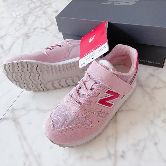 New Balance(ニューバランス)の17.0 新品　ニューバランス　スニーカー　373 ローズ　キッズ　ピンク キッズ/ベビー/マタニティのキッズ靴/シューズ(15cm~)(スニーカー)の商品写真